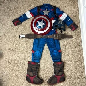 Captain America Avengers costume youth one size